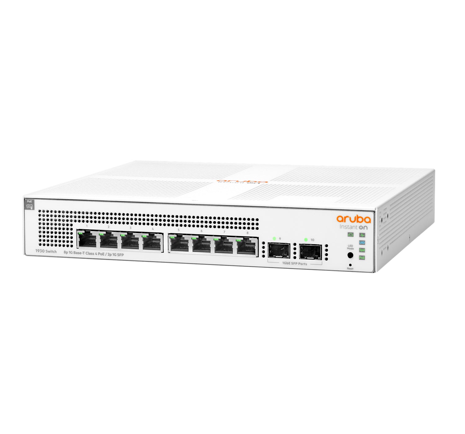HPE Aruba JL681A#ACD – Managed Switch – 8×GbE, 2×SFP, L2+, PoE 124 W, 1U