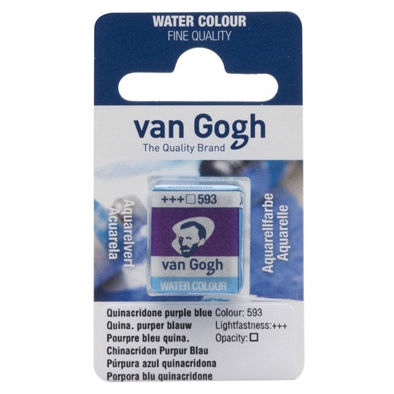 Van Gogh Aquarellfarbe – Dunkelpink 593, Transparent – Napf, 10 ml