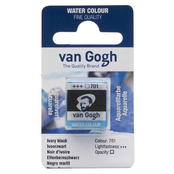 Van Gogh Aquarellfarbe – Elfenbeinschwarz