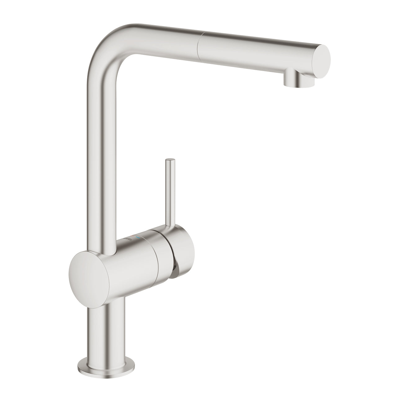 GROHE Minta Unterputz-Badebatterie – Einhebelmischer, Messing, Supersteel