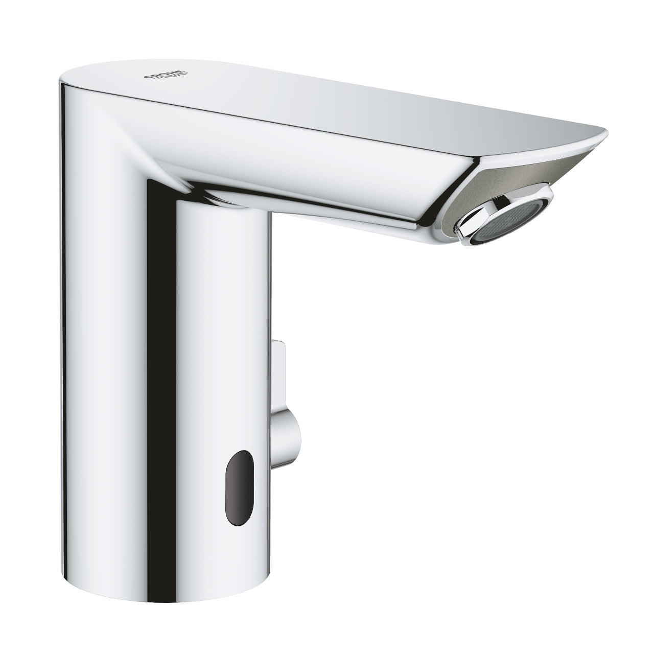 GROHE BauCosmo E WT 6V S Badebatterie – 22×36,5×10,5 cm, Messing, Wandmontiert, Chrom