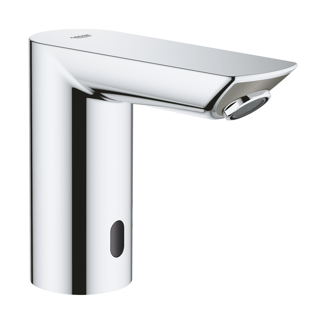GROHE Wandarmatur Bau Cosmopolitan – 22×35×10 cm, Messing, wandmontiert, Infrarot-Elektronik, Chrom