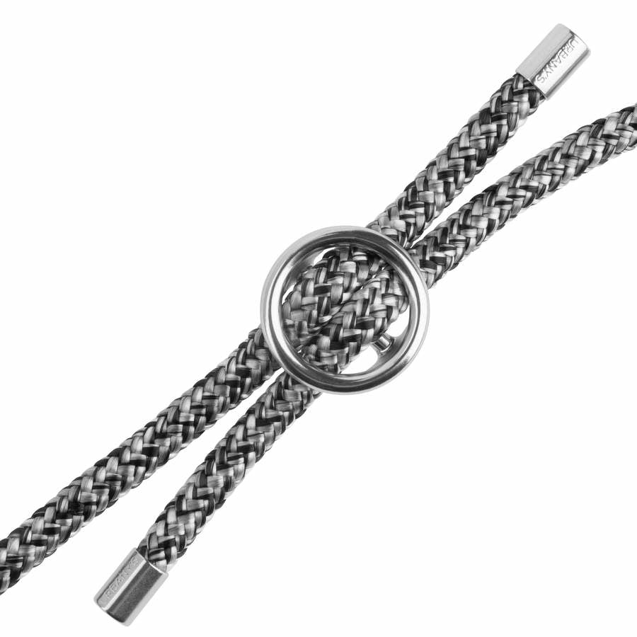 Urbany's Necklace-Hülle – für Apple iPhone X/XS – Flashy Silver – TPU, mit Kordel