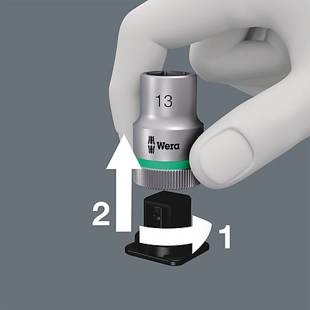 Wera Zyklop – Stecknuss-Satz 1/4", 3–8 mm, 8-teilig, Box