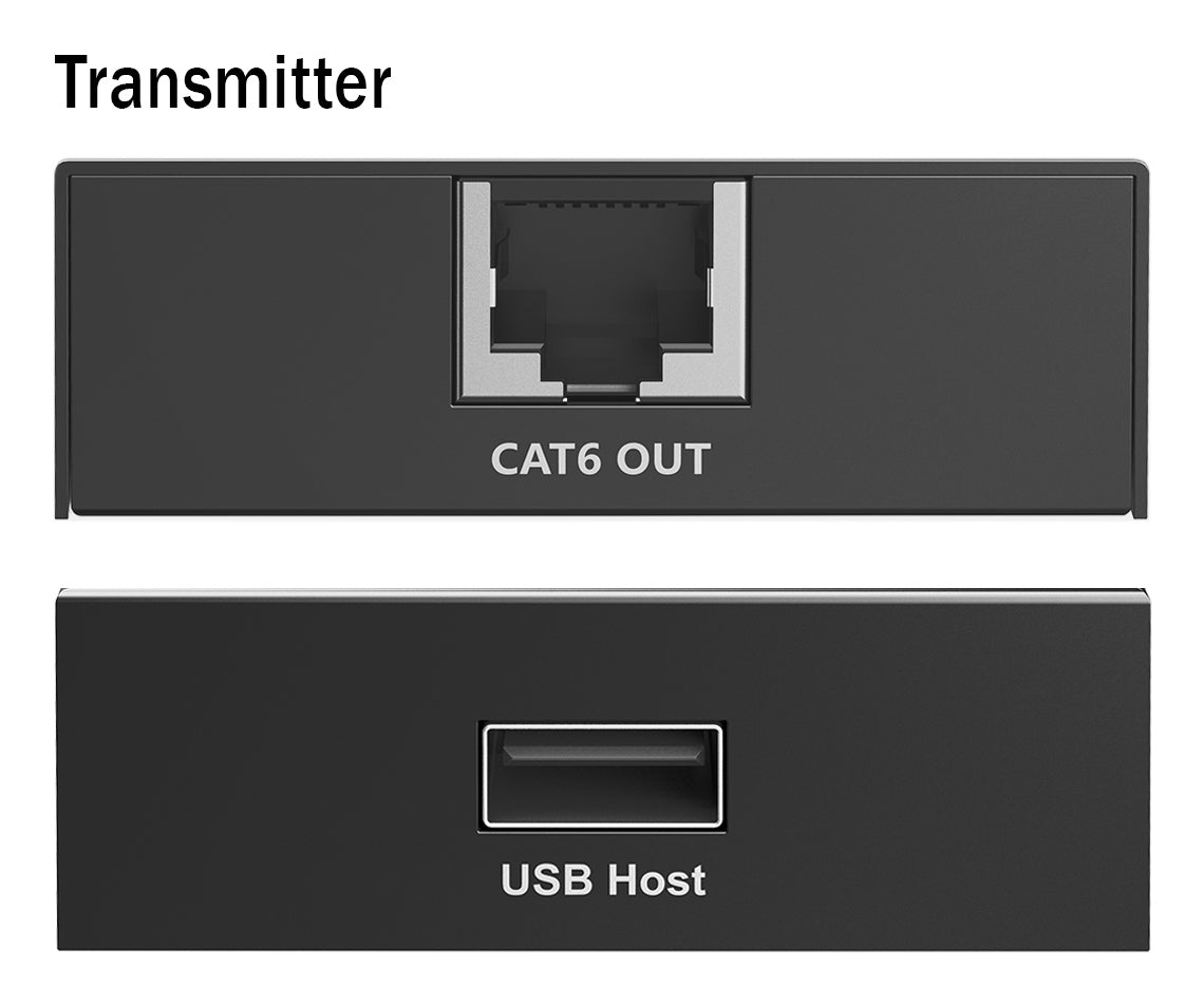 Digitus USB-Extender – bis 150 m, 1 Gbit/s, 5× USB 2.0 – Schwarz