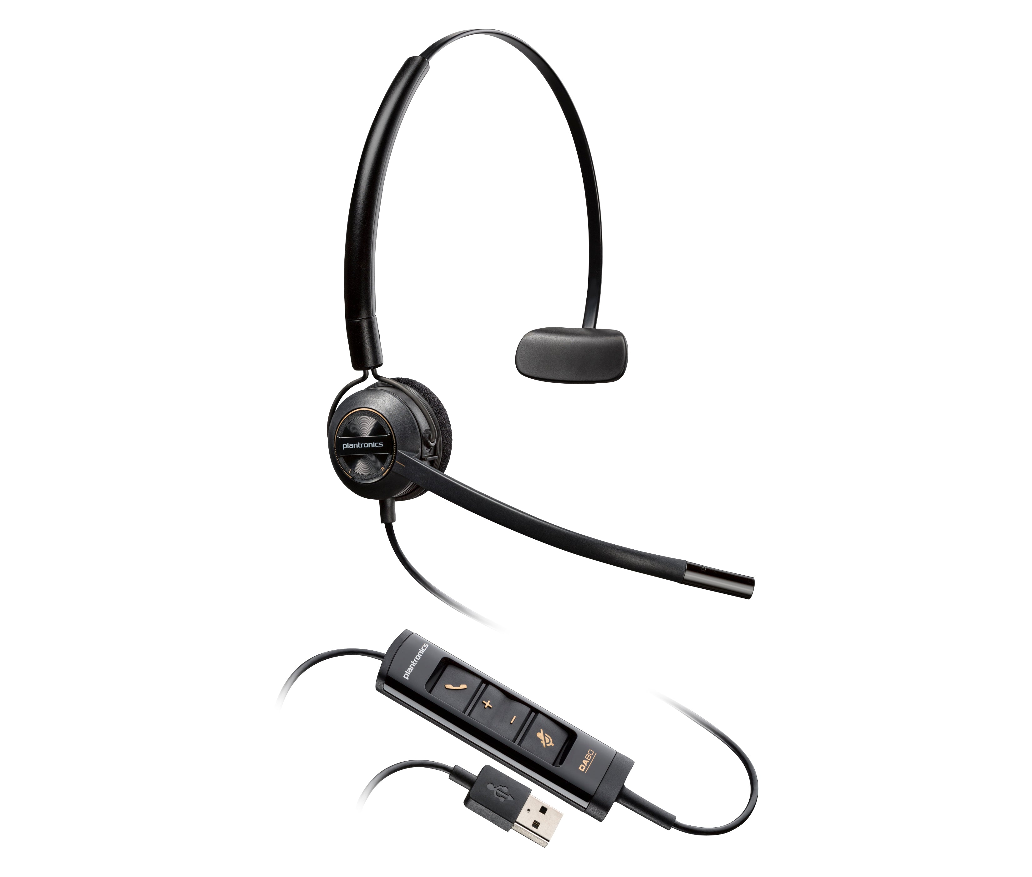 Poly EncorePro 545 – Headset – USB‑A, Konvertierbar
