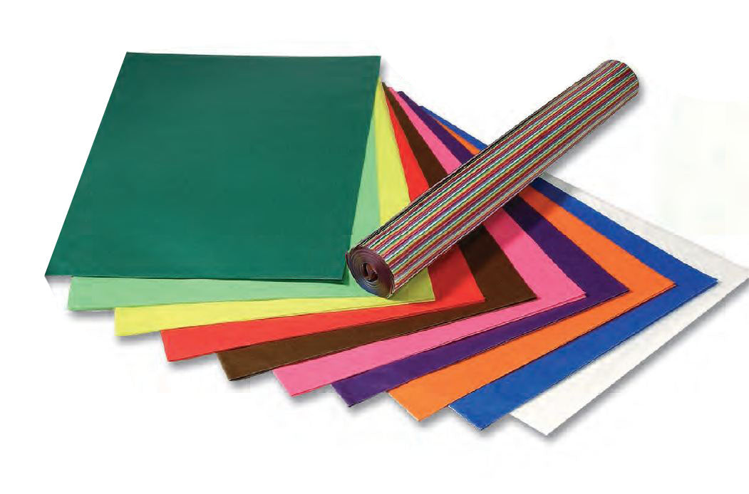Folia Transparentpapier – 70 × 100 cm, gefalzt, 42 g/m², blau, 25 Bogen, für Basteln
