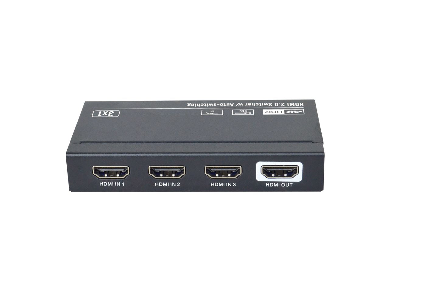 Vivolink VLSW131-8K – HDMI-Switch, 3×1, 8K@60 Hz, CEC, IR