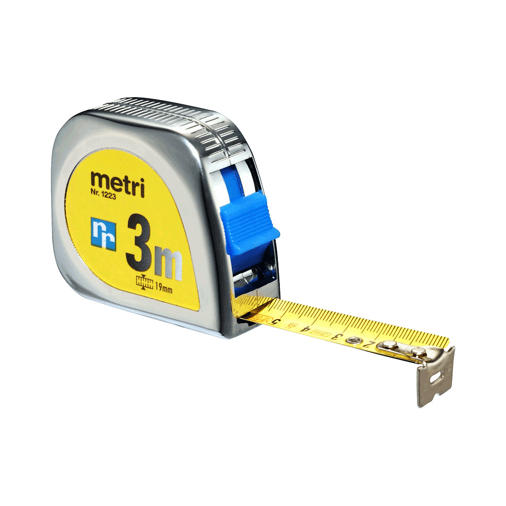 Rieffel Rollmeter, Kunststoff, Silber, Rollmeter metri, 1 Stk.