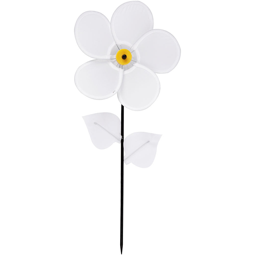 Creativ Company Windrad – Ø 20 cm – Nylon, weiss