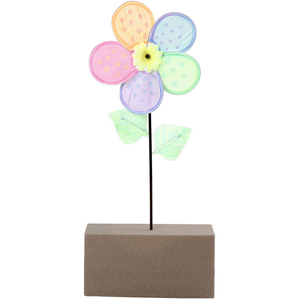 Creativ Company Windrad – Ø 20 cm – Nylon, weiss