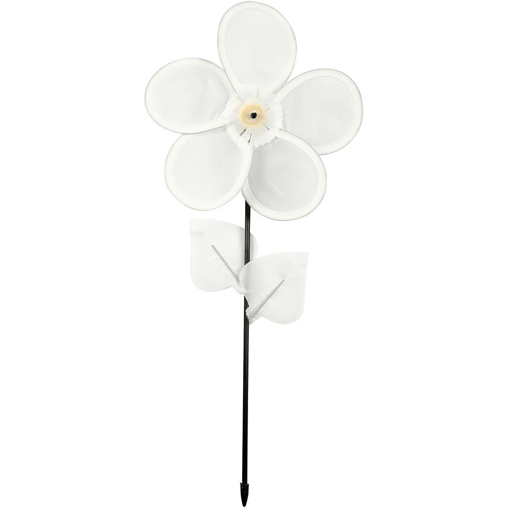 Creativ Company Windrad – Ø 20 cm – Nylon, weiss