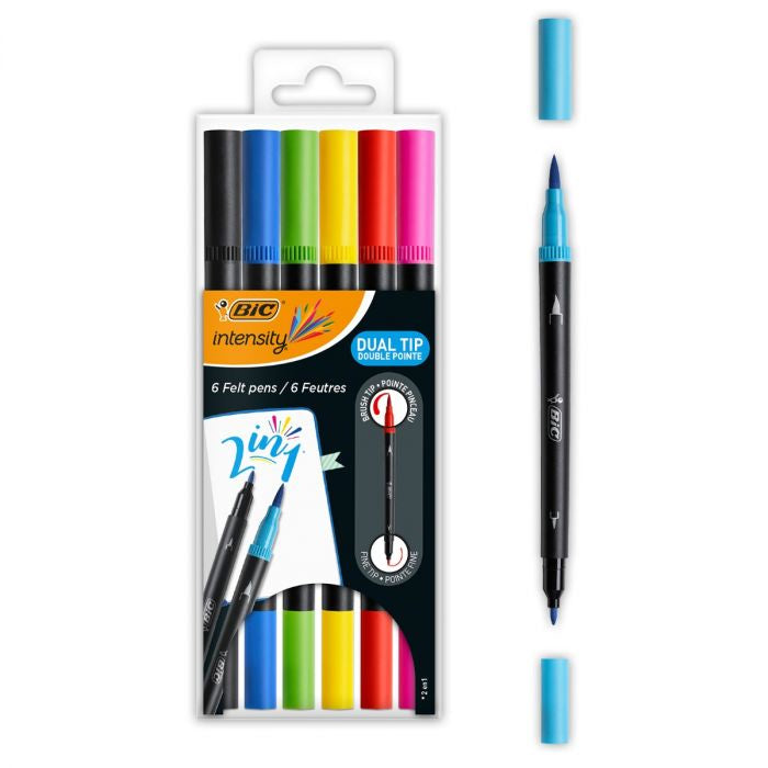BIC Filzstifte, 6 Farben