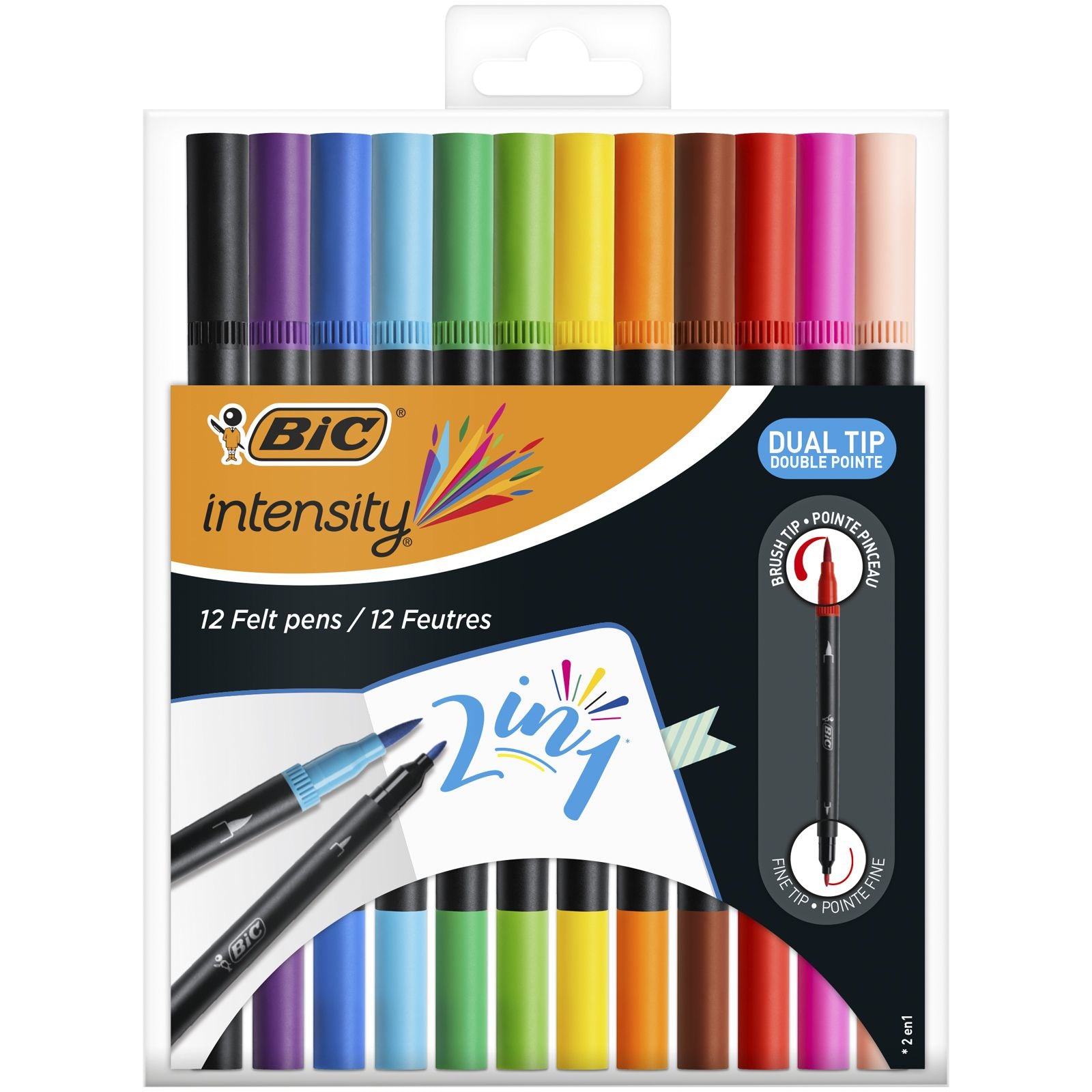 BIC Filzstifte, 12 Farben