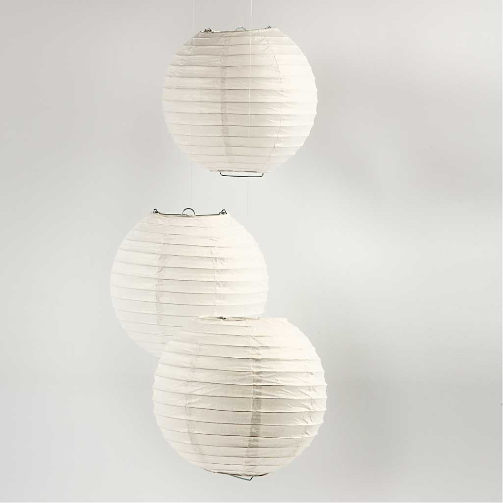 Creativ Company Papierlampion – Ø 20 cm – Papier, weiss