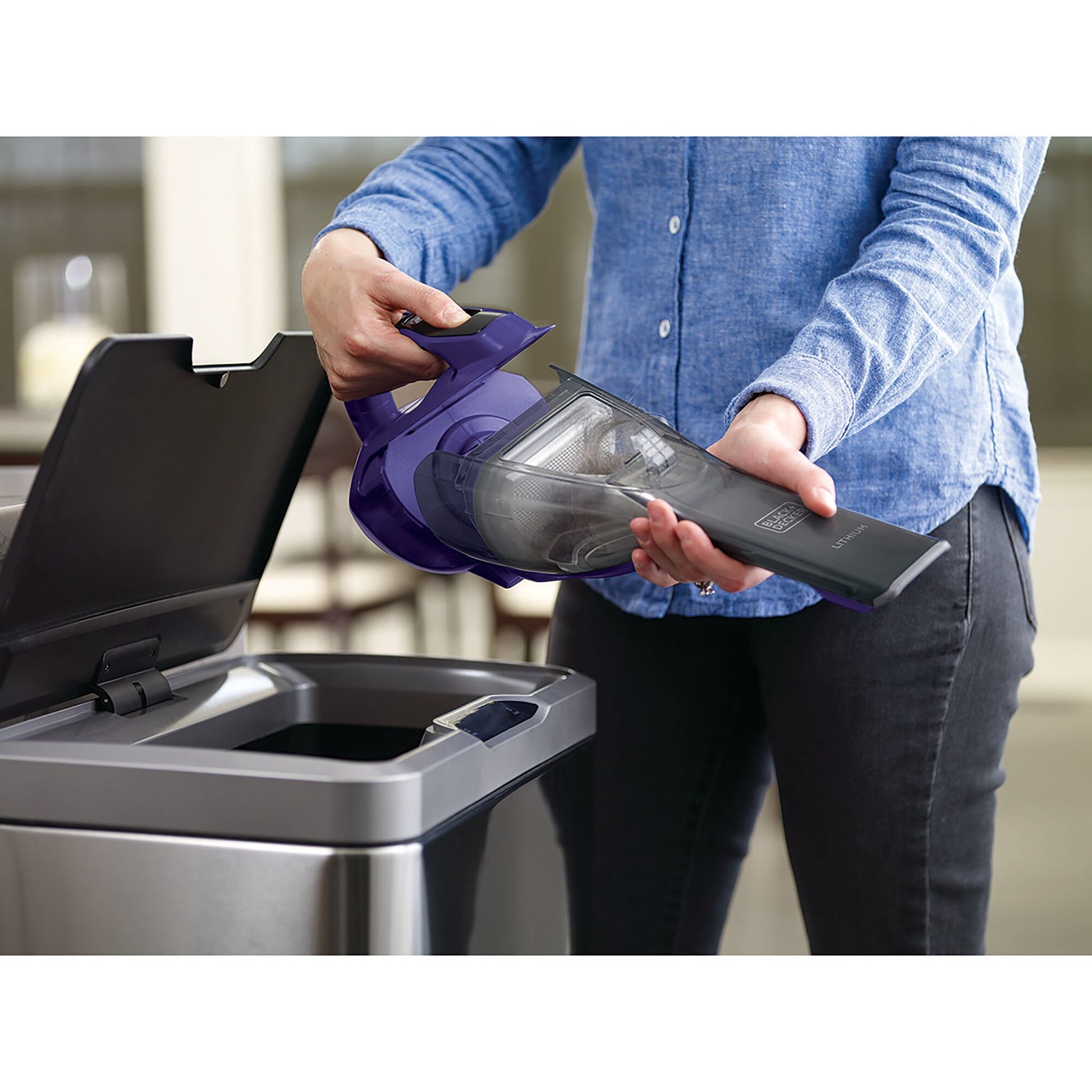 Black & Decker Dustbuster Pet DVA325JP07-QW – Beutellos, Violett
