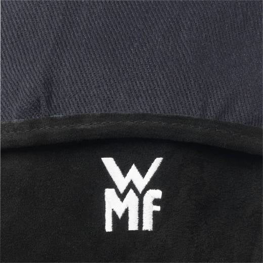 WMF Arbeitshandschuhe – XL, 1 Paar (2 Stück) – Leder, Baumwolle, Schwarz, Hitzebeständig