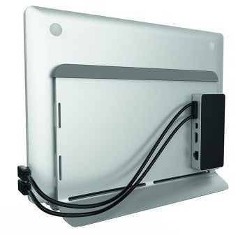 LMP Laptop-Ständer – bis 16", Aluminium, Gummifüsse – Silber