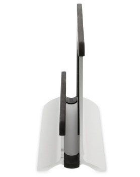 LMP Laptop-Ständer – bis 16", Aluminium, Gummifüsse – Silber