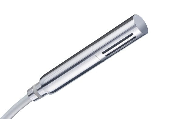 AquaClic Handbrause Elégance 600632 – 21×3 cm, Edelstahl, 2 Strahlarten, Silber