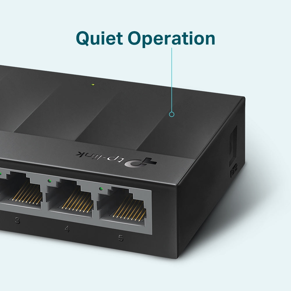 TP-Link LS1005G LiteWave – Unmanaged Switch – 5× 1G, Desktop