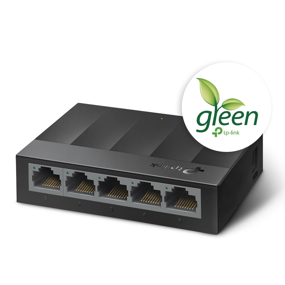 TP-Link LS1005G LiteWave – Unmanaged Switch – 5× 1G, Desktop