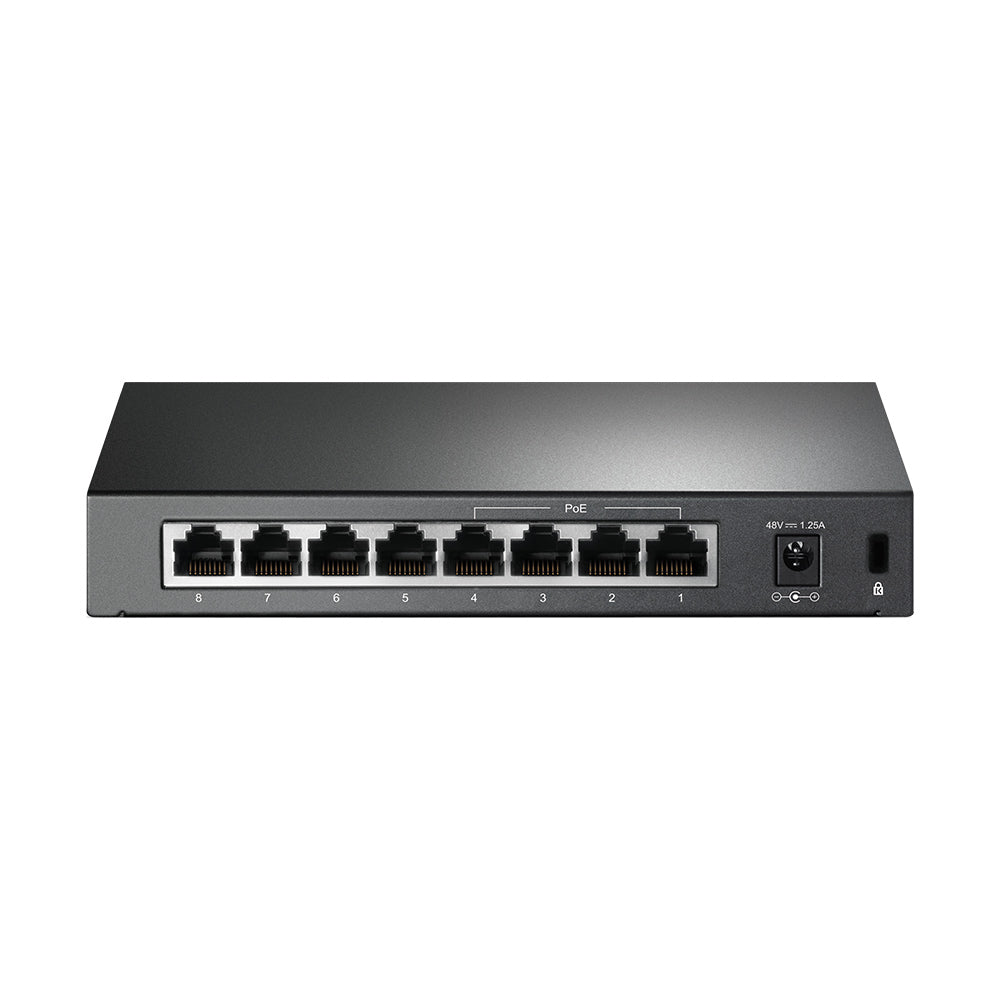 TP-Link TL-SF1008P – Switch (Unmanaged) – 8×10/100 Mbit/s, PoE 60 W