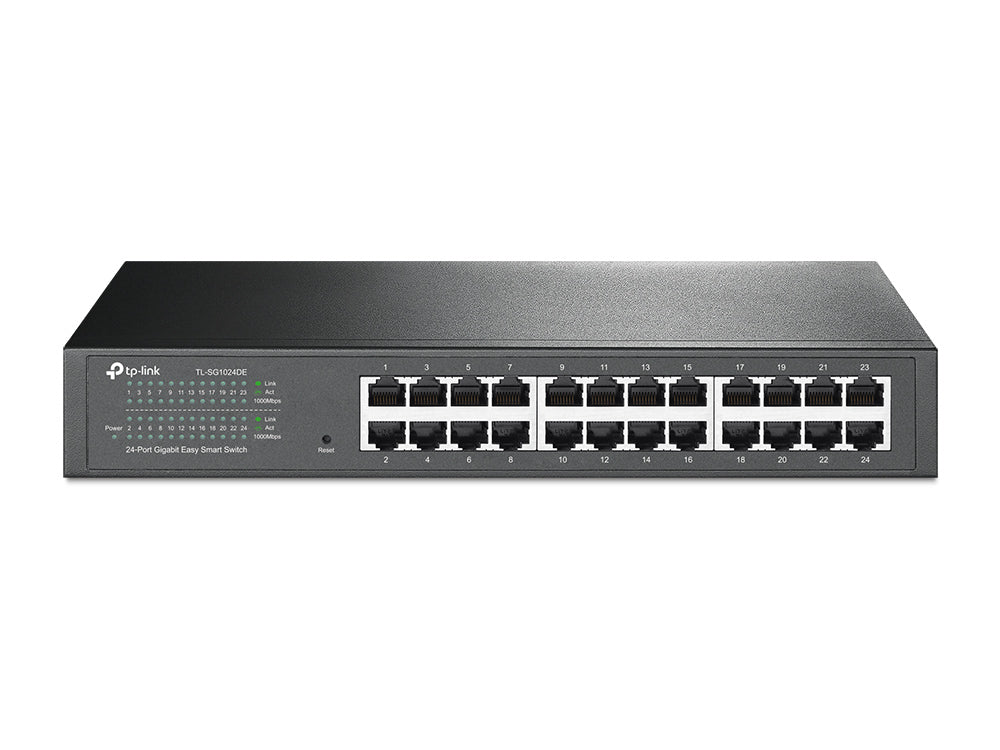 TP-Link TL-SG1024DE – Managed L2 Switch – 24× 1G, 19", 1U