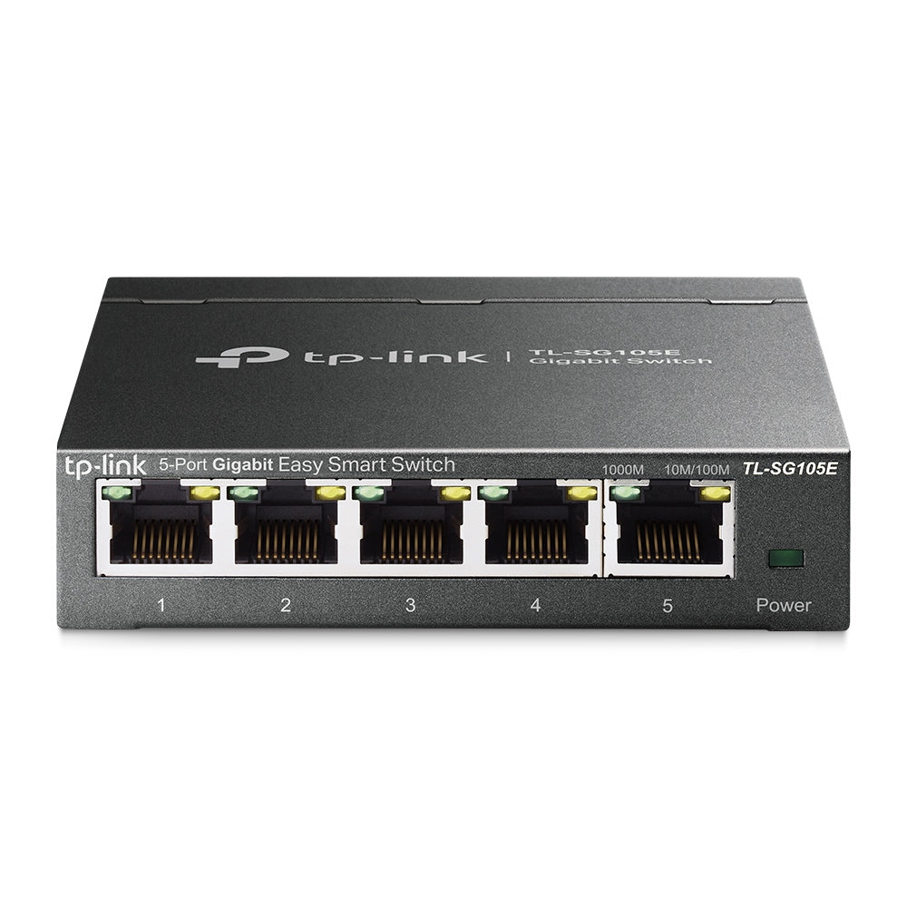 TP-Link TL-SG105E – Managed L2 Switch – 5× 1G, Desktop