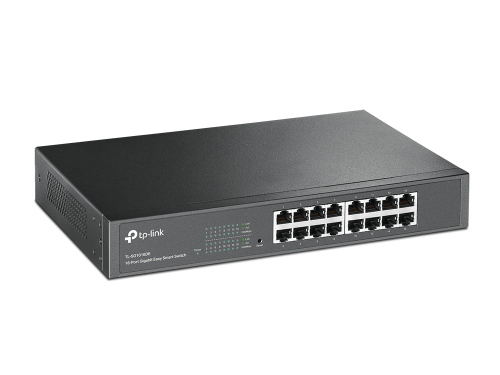 TP-Link TL-SG1016DE – Managed Switch – 16×GbE, L2, 19" Rack