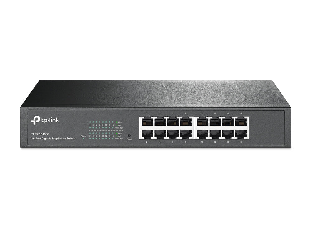 TP-Link TL-SG1016DE – Managed Switch – 16×GbE, L2, 19" Rack