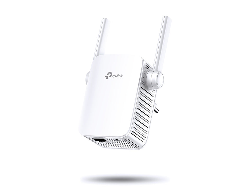 TP-Link RE305 – Repeater, Wi‑Fi 5, Dual‑Band (2,4/5 GHz), bis 1200 Mbit/s, 1x RJ‑45 (10/100), weiss