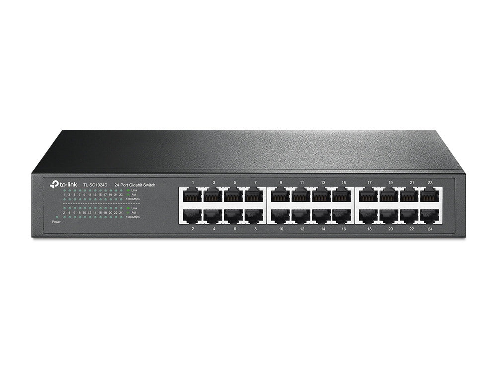 TP-Link TL-SG1024D – Unmanaged Switch – 24× 1G, Desktop