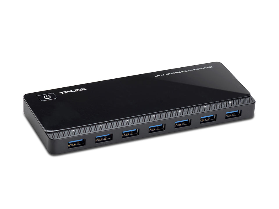 TP-Link UH720 USB-Hub – USB 3.0, 7× USB-A, für Windows/Mac/Linux