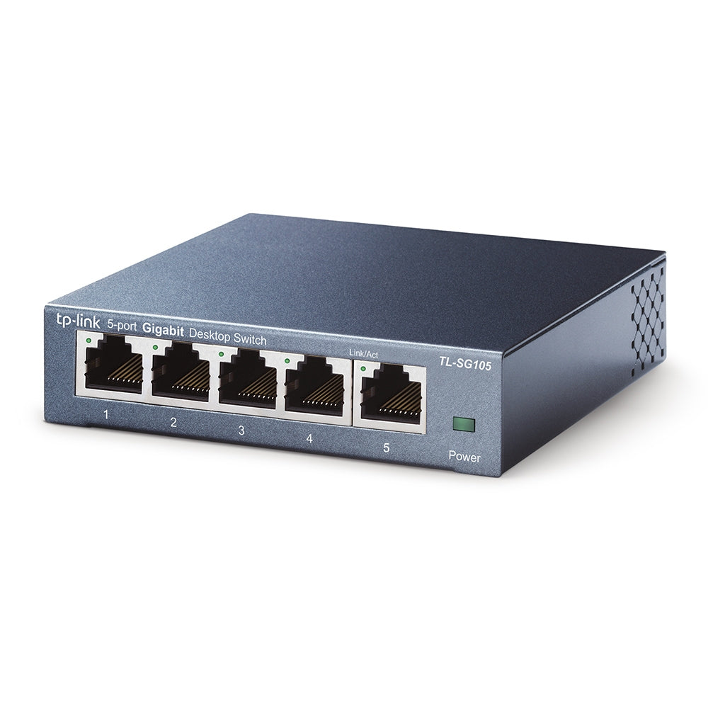 TP-Link TL-SG105 – Switch (Unmanaged) – 5×GbE, L2