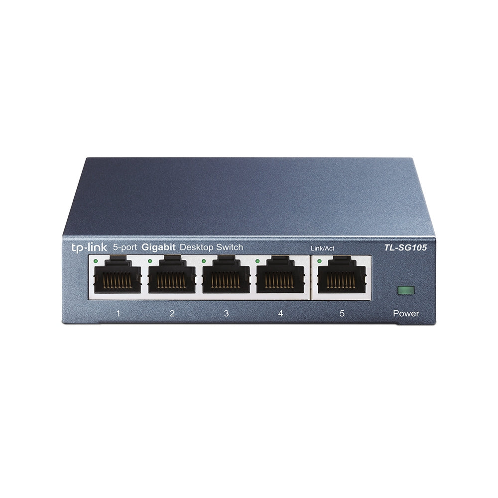 TP-Link TL-SG105 – Switch (Unmanaged) – 5×GbE, L2