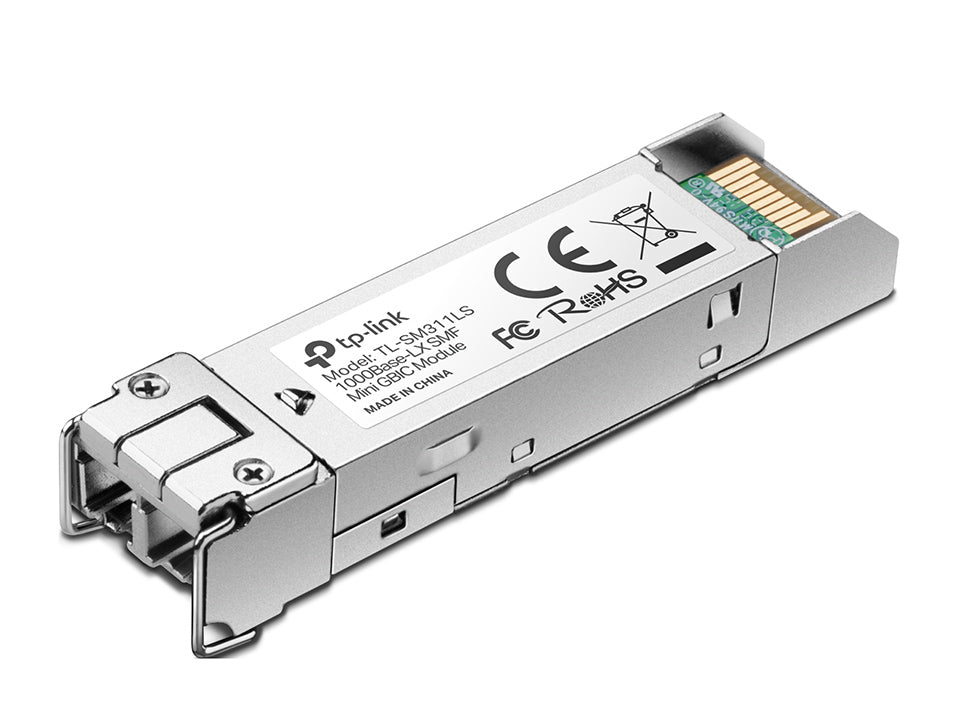 TP-Link Omada SM311LS SFP-Transceiver – 1,25 Gbit/s, Single-Mode LC, 1310 nm, 10 km, 8er-Pack