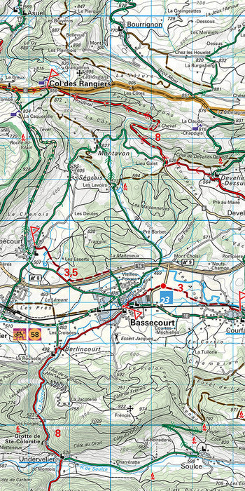 Hallwag Kümmerly+Frey Velokarte Schweiz – 1:60'000 – Mehrfarbig