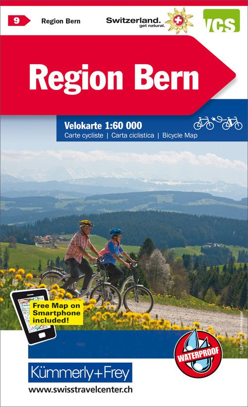 Hallwag Kümmerly+Frey Velokarte Schweiz – 1:60'000