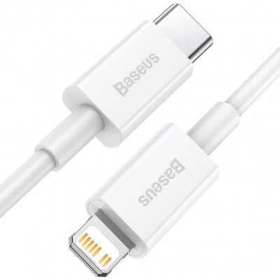 Baseus 013 USB-C auf Lightning Kabel, 0,25 m, Weiss, Schnellladen