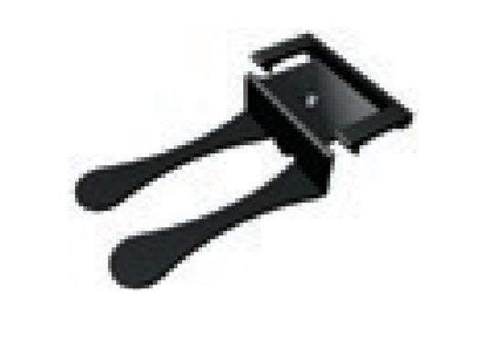 Bachmann Kabelhalter, 85×47×20 mm, Tisch/Bank – schwarz