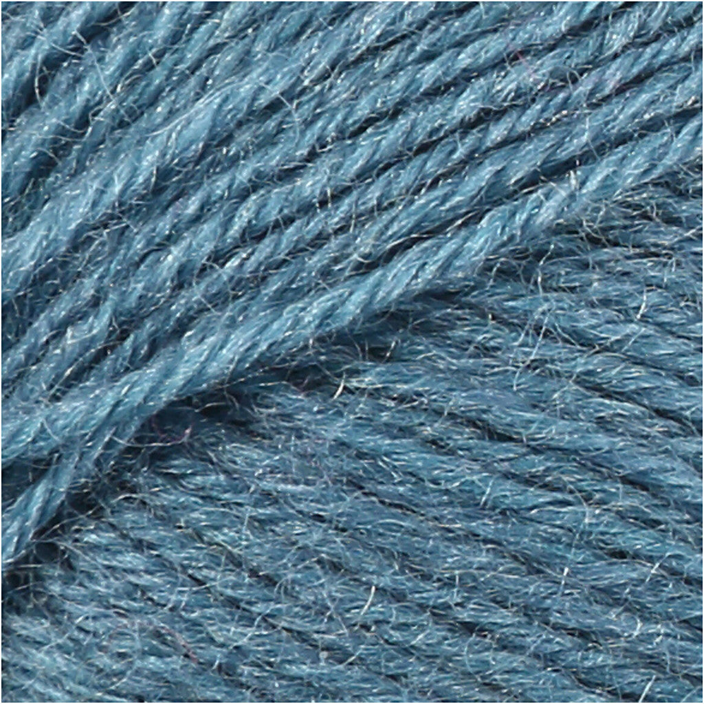 Creativ Company Sockenwolle Wolle Petrol – 50 g, 200 m, Nadel 2 mm, 1 Stk.