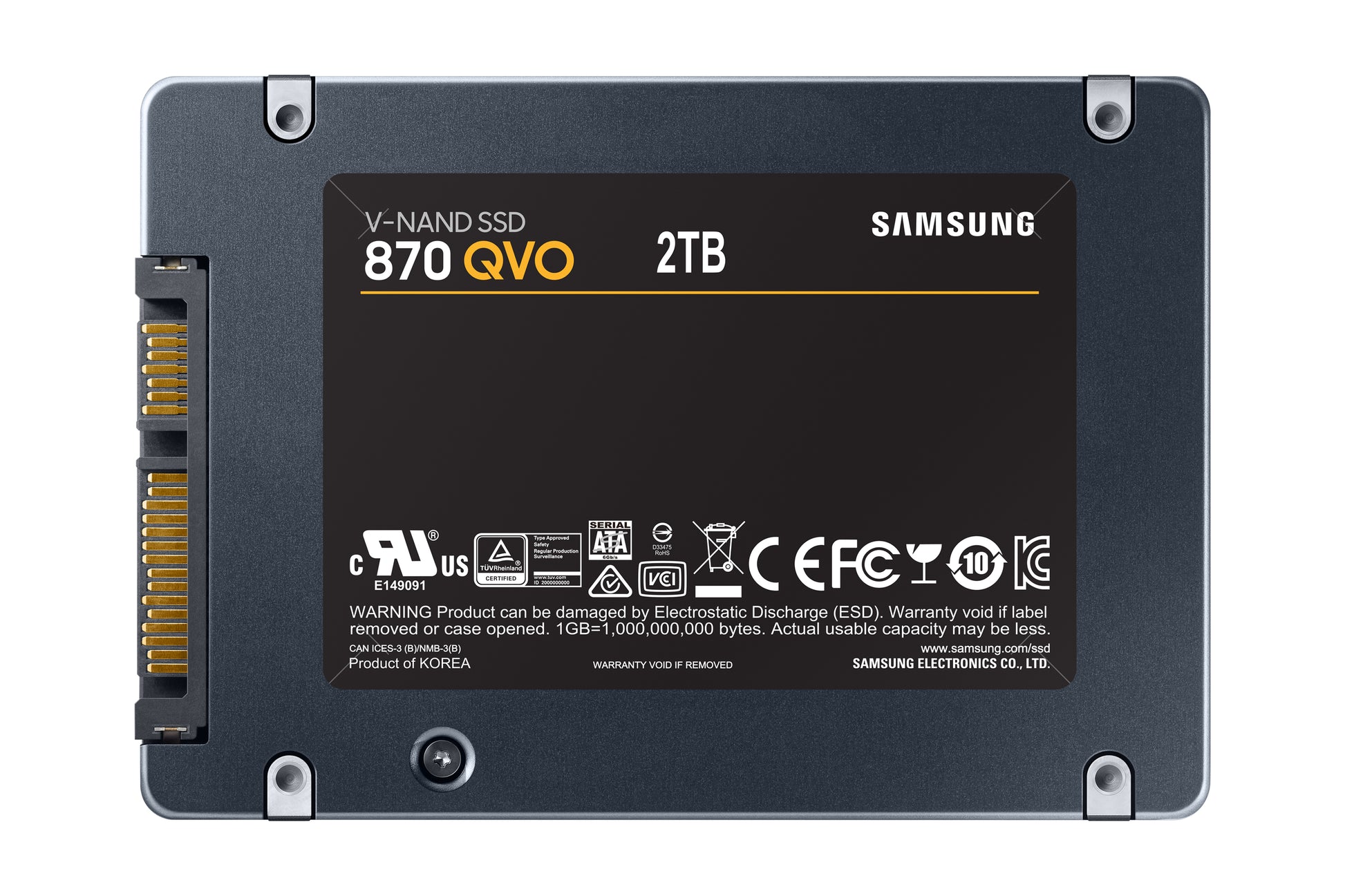Samsung MZ-77Q2T0 – 2,5" SSD, SATA III, für PC/Laptop