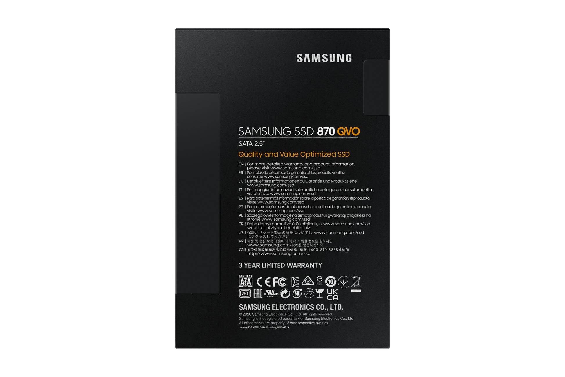 Samsung MZ-77Q2T0 – 2,5" SSD, SATA III, für PC/Laptop
