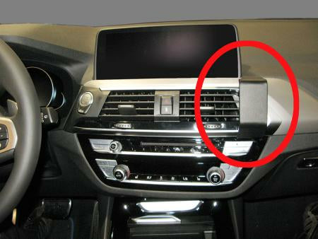Brodit Auto-Halterung, Schraubbefestigung – Universal – Schwarz, ABS