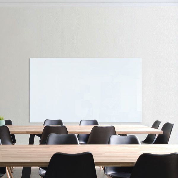 Franken Whiteboard – 120 × 120 cm, Glas, magnetisch, Wandmontage, inkl. Montagematerial, 2 Magnete