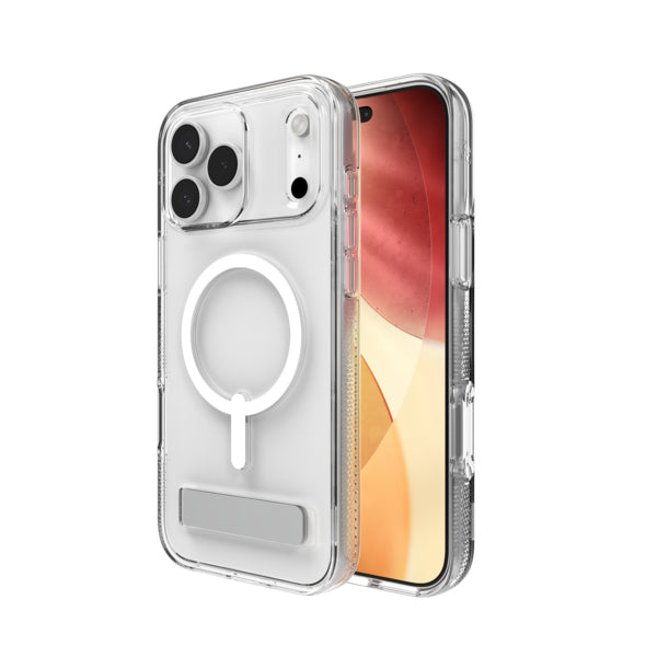 ZAGG Crystal Palace Snap Backcover – für Apple iPhone 17 Pro Max, Graphen, Transparent, bis 4 m Sturzsicher