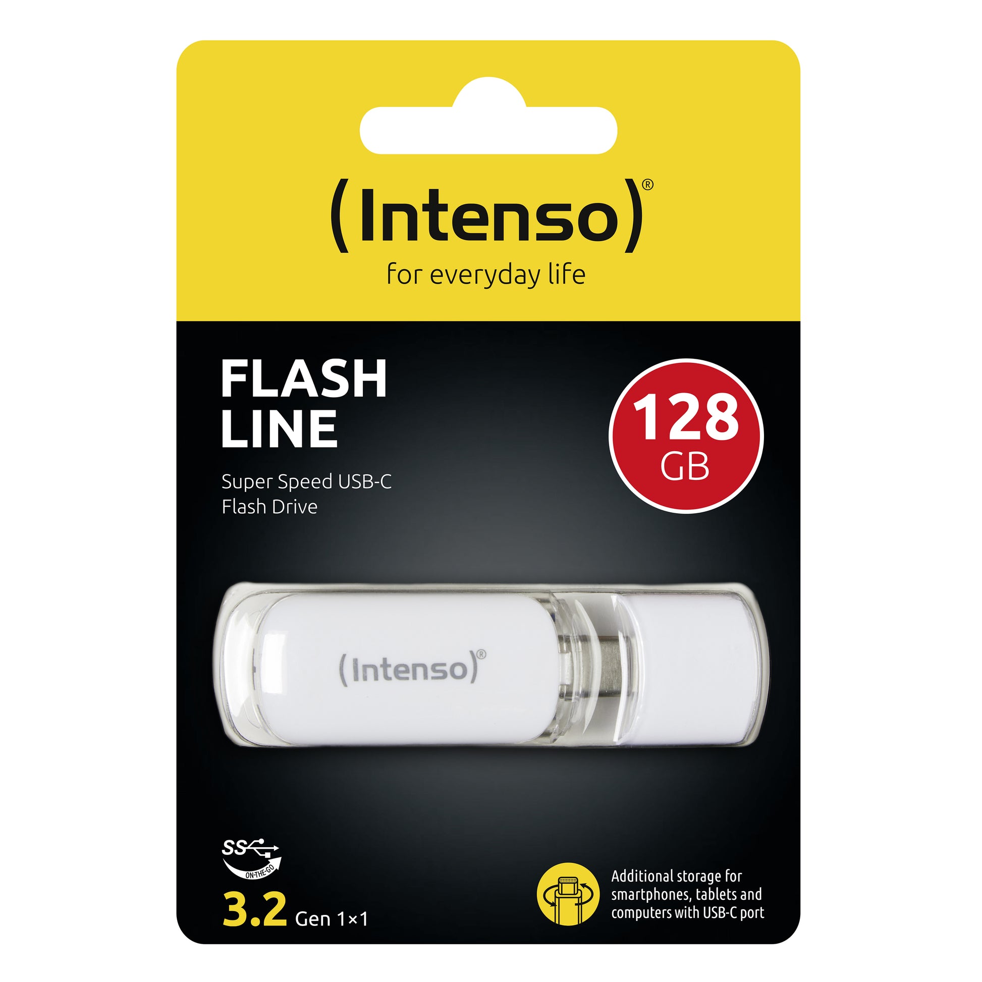 Intenso Flash Line – 128 GB, für USB-C (USB 3.2 Gen 1), 70 MB/s