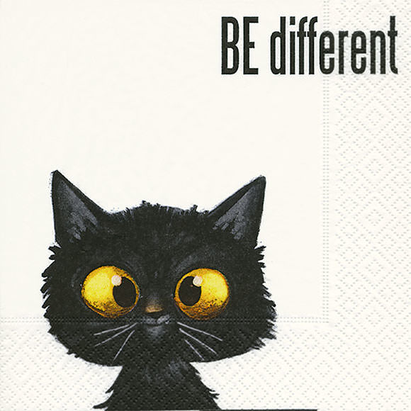 Paper + Design Servietten Be Different – mehrfarbig – 33 × 33 cm, 3-lagig – 20 Stück