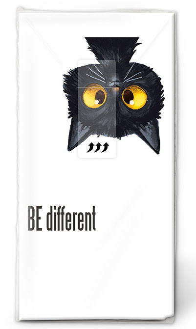 Paper + Design Be Different Taschentücher – 4-lagig, 220 × 210 mm – 10 Taschentücher
